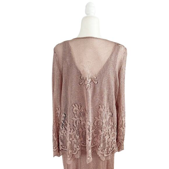 Vintage Blushe Impressions Sleeveless Maxi Dress and Jacket 12 - Picture 7 of 13